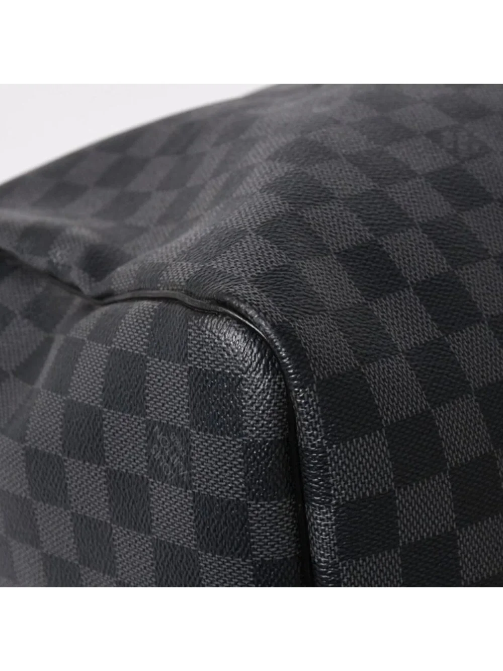 Louis Vuitton Keepall Bandouliere 55 Boston Bag Damier Graphite Black